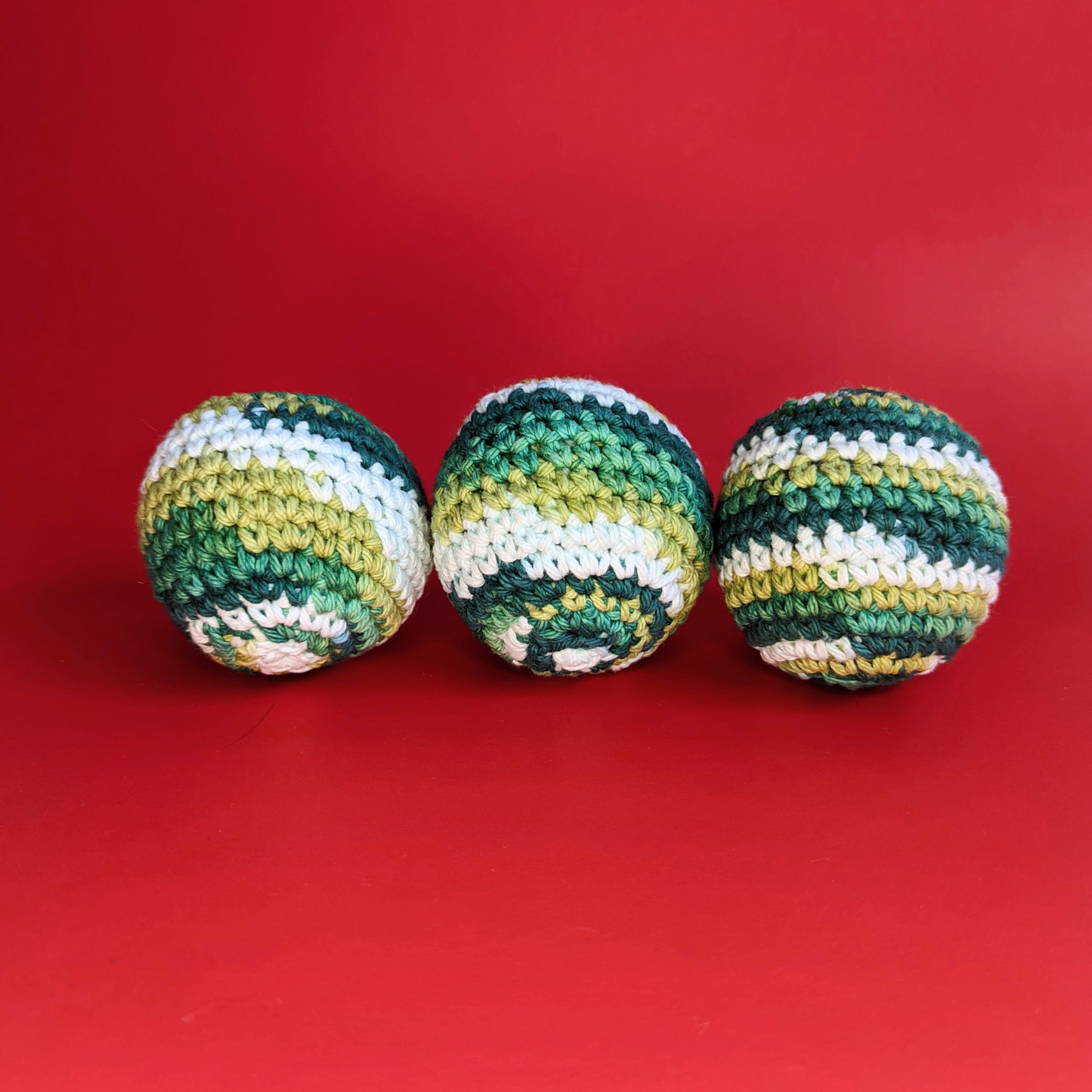 100% Cotton crocheted Dryer Balls | Hand Made | Wool Free